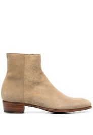 Lidfort almond-toe ankle boots - Nude