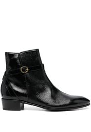 Lidfort 35mm patent leather ankle boots - Schwarz