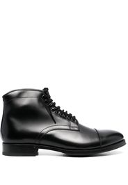 Lidfort lace-up leather boots - Schwarz