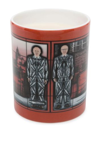 Ligne Blanche x Gilbert & George 'Red' candle (700g) - Orange