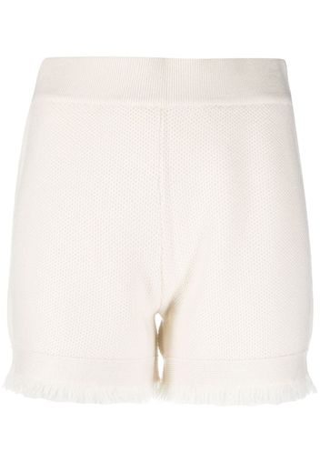 Lisa Yang cashmere knitted shorts - Weiß