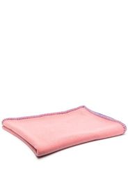 Lisa Yang Stockholm stitched-edge cashmere blanket - Rosa
