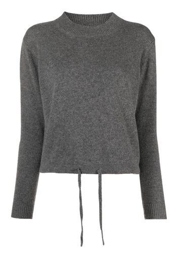 Liska cashmere drawstring-hem jumper - Grau