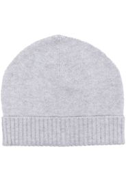 Liska ribbed-edge beanie hat - Grau