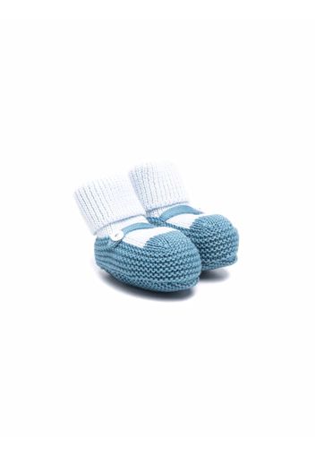 Little Bear Gestrickte Slipper - Blau