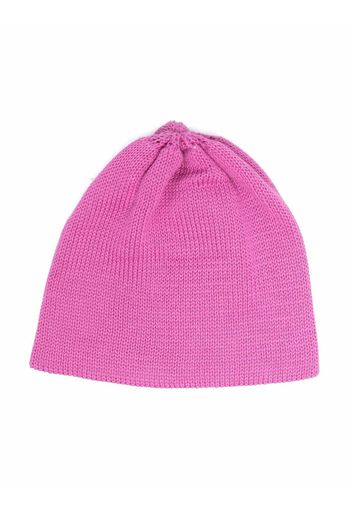 Little Bear chunky knitted beanie - Rosa