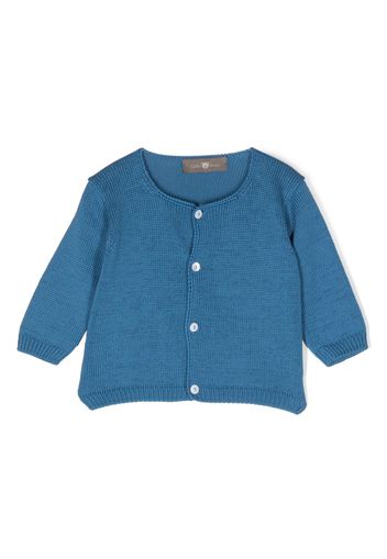 Little Bear long sleeve knit cardigan - Blau