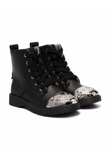 LIU JO Pat 19 metallic toe boots - Schwarz