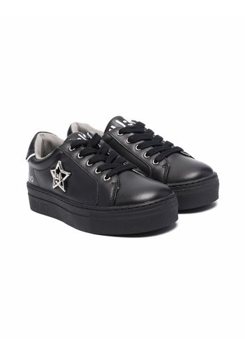 Liu Jo Kids Alicia 172 lace-up trainers - Schwarz