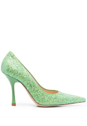 LIU JO Pumps mit Glitter-Optik - Grün