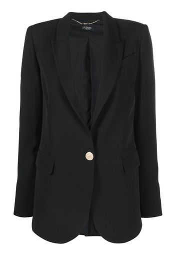 LIU JO peak-lapels single-breasted blazer - Schwarz