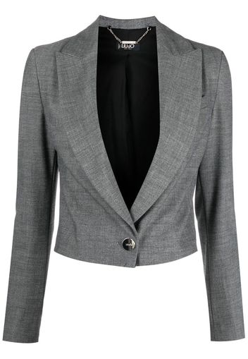 LIU JO single-breasted blazer - Grau