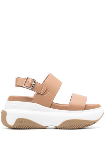 LIU JO June open-toe sandals - Braun