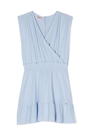 LIU JO elasticated-waist sleeveless dress - Blau