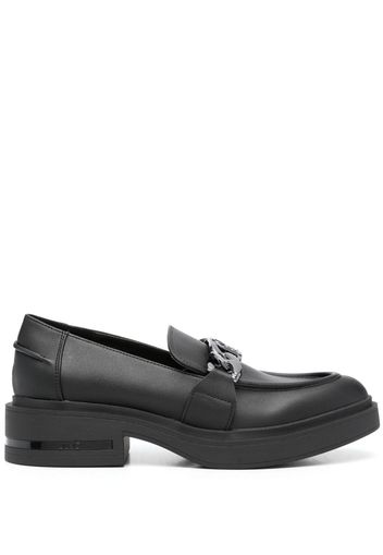 LIU JO Gabrielle 23 chain-link loafers - Schwarz