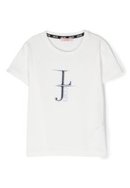 LIU JO Stud logo-print T-shirt - Weiß