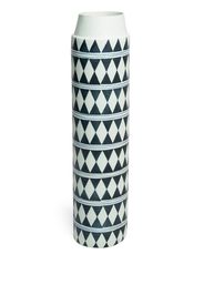 L'Objet 'Tribal Diamond' Vase - Schwarz