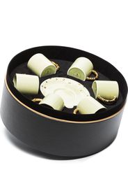L'Objet x Haas Brothers set of 6 cups and saucers - Grün