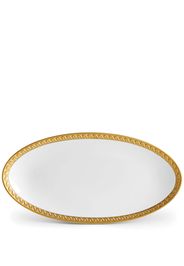 L'Objet Kleine ovale Neptune Platte - Weiß