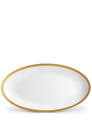L'Objet Große ovale Neptune Platte - Weiß