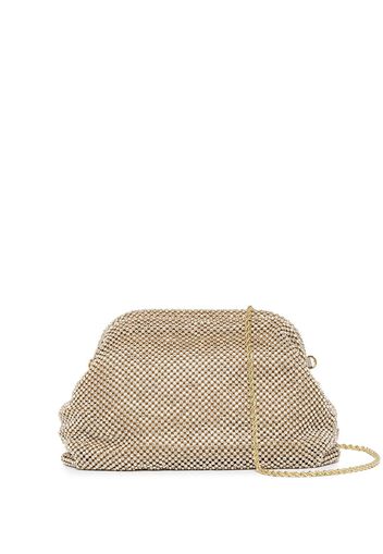 Loeffler Randall Doreen crystal-embellished clutch bag - Gold