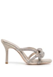 Loeffler Randall Margi crystal-embellished mules - Gold