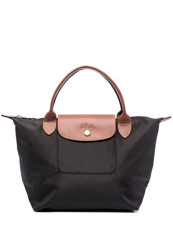 Longchamp Kleine 'Le Pliage' Handtasche - Schwarz