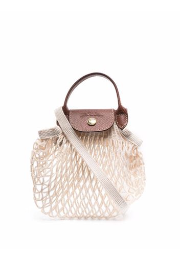 Longchamp Le Pliage Filet Umhängetasche - Nude