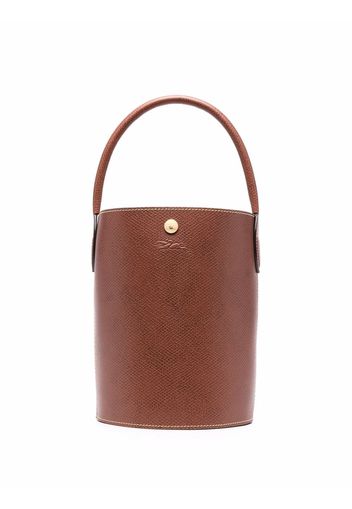 Longchamp Le Pliage Cuir de Russie Beuteltasche - Braun