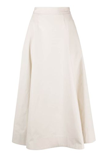 Lorena Antoniazzi pleated cotton midi skirt - Nude