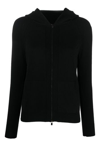 Loro Piana cashmere hooded cardigan - Schwarz