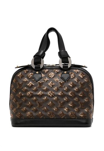 Louis Vuitton 2009 pre-owned Alma sequin-embellished tote bag - Braun