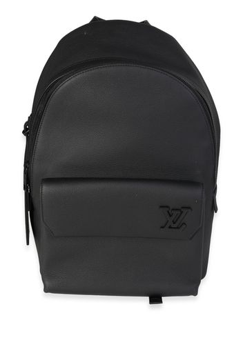 Louis Vuitton 2021 pre-owned logo-plaque backpack - BLACK