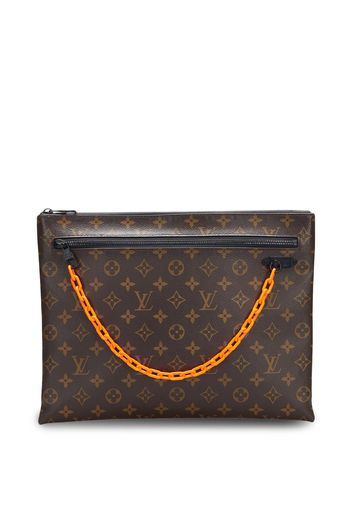 Louis Vuitton 2018 pre-owned Solar Ray Pochette A4 clutch bag - Braun