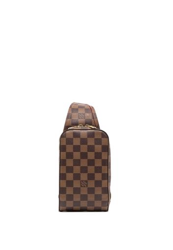 Louis Vuitton 2004 pre-owned Geronimos Schultertasche aus Damier Ebene-Canvas - Braun