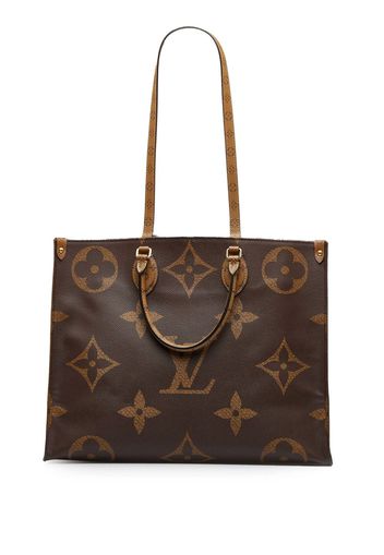 Louis Vuitton 2019 Louis Vuitton Monogram Giant Reverse OnTheGo GM - Braun