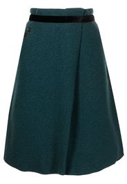 Louis Vuitton pre-owned high-waisted A-line skirt - Grün