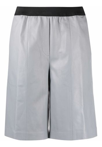 Loulou Studio Piren leather shorts - Grau