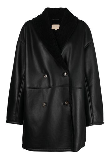 Loulou Studio double-breasted coat - Schwarz