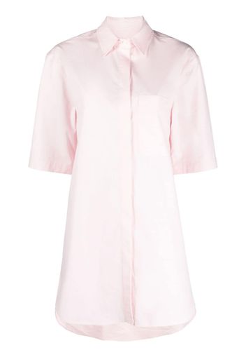 Loulou Studio short-sleeve shirt dress - Rosa