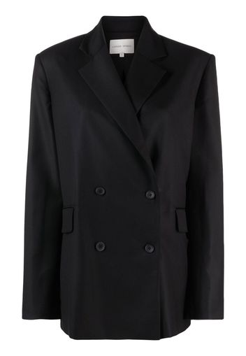 Loulou Studio double-breasted wool blazer - Schwarz