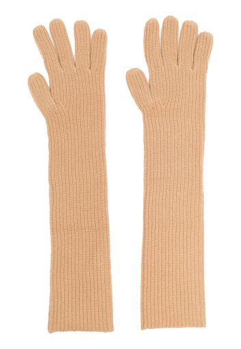 Loulou Studio Milos cashmere gloves - Nude