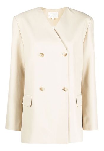 Loulou Studio Jalca double-breasted blazer - Nude