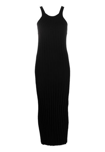 Loulou Studio round neck sleeveless knitted dress - Schwarz