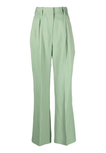 Loulou Studio straight-leg tailored trousers - Grün