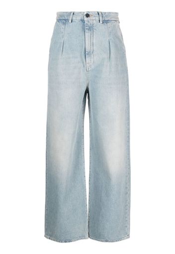 Loulou Studio high-waist wide-leg jeans - Blau