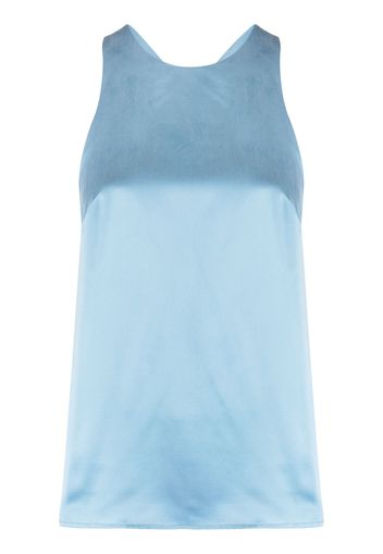 Loulou Studio halterneck silk tank top - Blau