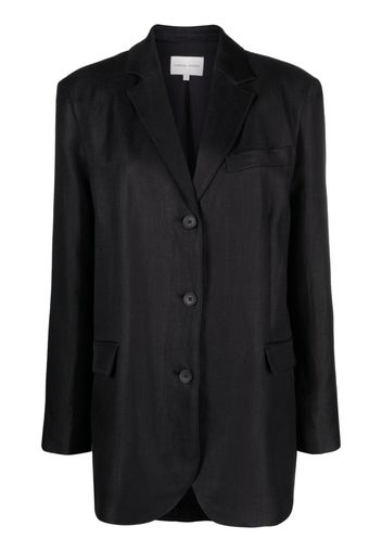 Loulou Studio Sora linen-blend blazer - Schwarz