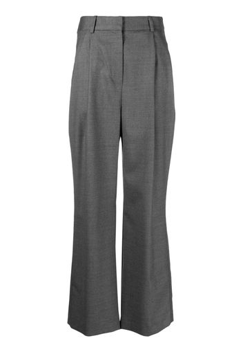 Loulou Studio Solo pleated flared trousers - Grau