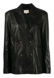 Loulou Studio Doppelreihige Jacke - Schwarz